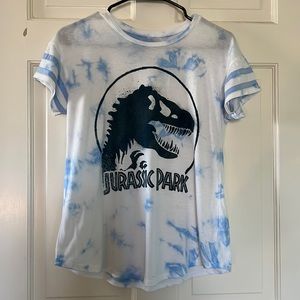 Tie-dye Jurassic Park shirt